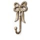 Handcrafted Metal Bow Design Wall Hook Decorative Utility